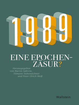 cover image of 1989--Eine Epochenzäsur?